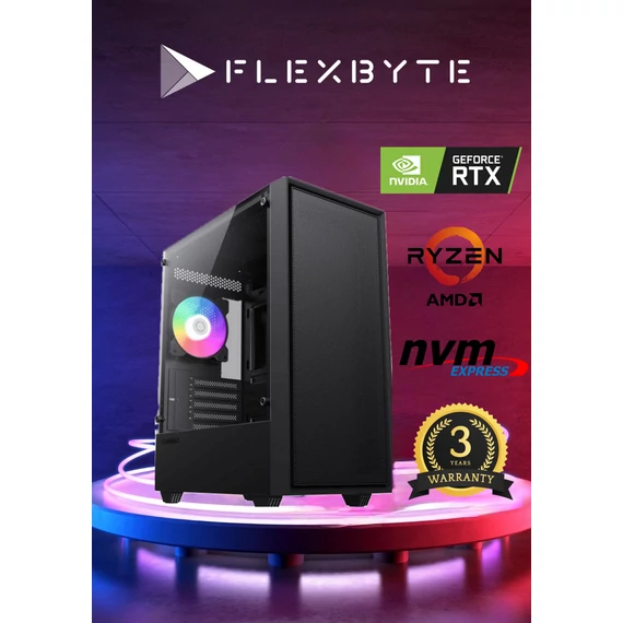 GAMER PC - RTX 5050 8GB - Ryzen 5 4500 - 16GB DDR4 - 500GB Nvme SSD