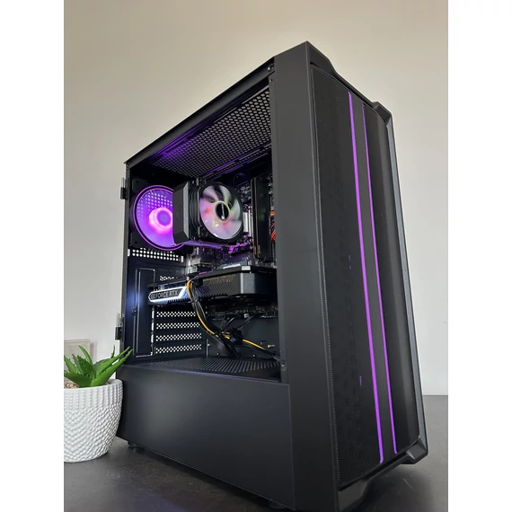 ÚJ! DDR5 GAMER PC - RTX 5060 - Ryzen 5 8400F - 16GB DDR5 - 500GB Nvme SSD - DLSS4!