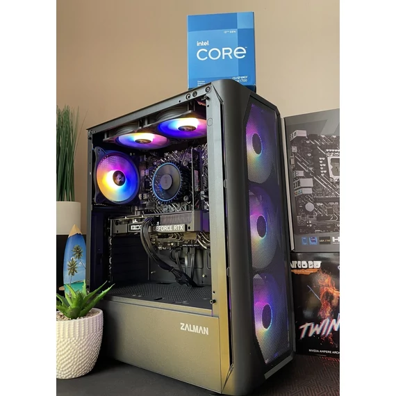 GAMER PC - RTX 4060 - Intel Core 14100F - 16GB DDR4 - 500GB Nvme SSD - DLSS3